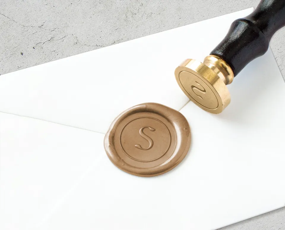 SAHO: Wachssiegel mit S-Signet