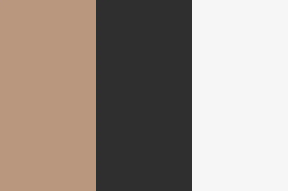 SAHO: Farbpalette in Sand, Anthrazit und gebrochenem Weiß